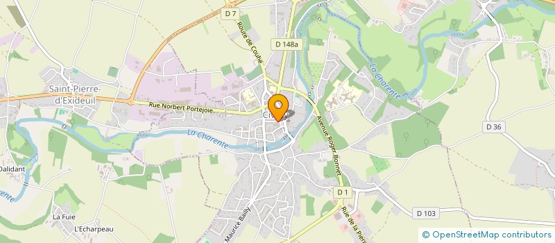 localisation de l'entreprise ARGU'S IMMOBILIER à CIVRAY