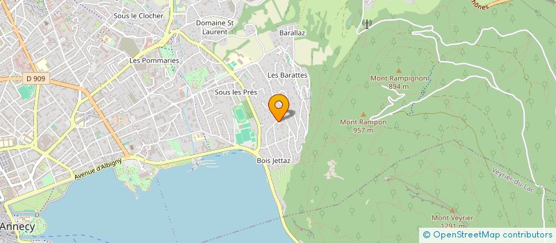 localisation de l'entreprise ARGUAN IMMO à ANNECY