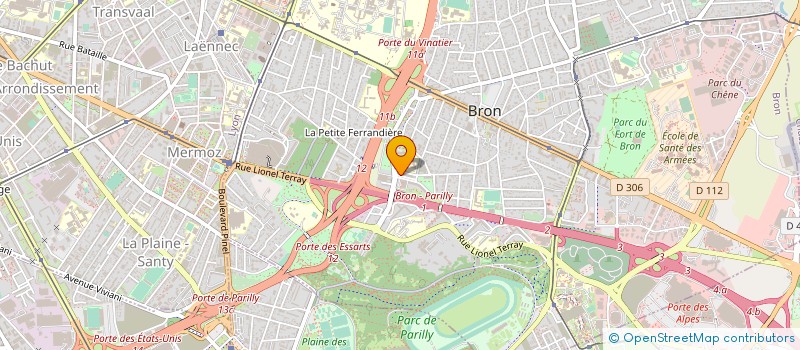 localisation de l'entreprise ARGUE BATIMENT à BRON