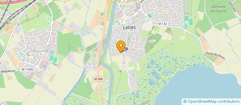 localisation de l'entreprise ARGUEL HL à LATTES