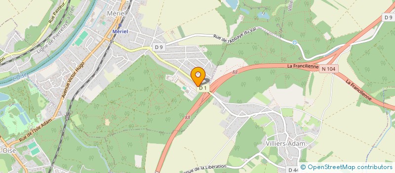 localisation de l'entreprise ARGUELLES CONSEILS  MERIEL