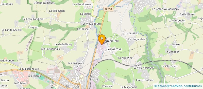 localisation de l'entreprise ARGUENON COUVERTURE  SAINT-LORMEL