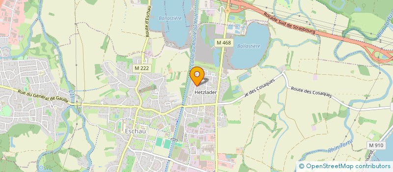 localisation de l'entreprise ARGUIN  ESCHAU