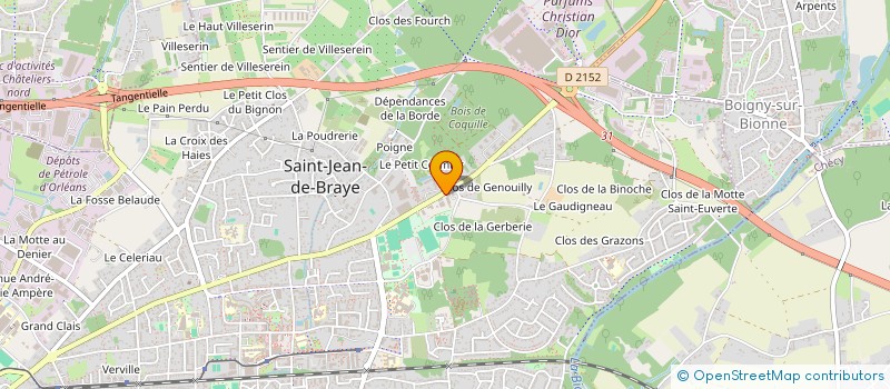 localisation de l'entreprise ARGUIN INVESTISSEMENTS à SAINT-JEAN-DE-BRAYE