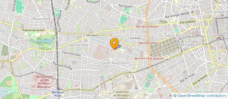 localisation de l'entreprise ARGUINVEST  GRADIGNAN