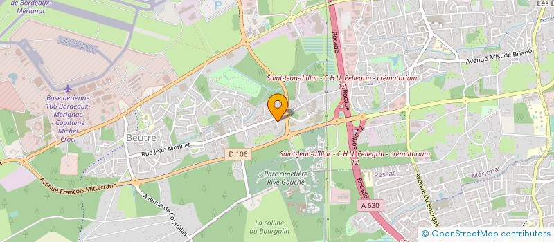 localisation de l'entreprise ARGUIROSE à MERIGNAC