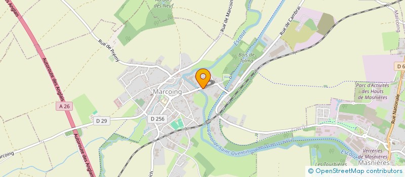 localisation de l'entreprise ARGUMALE  MARCOING