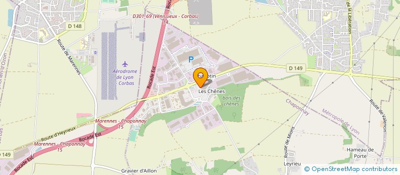 localisation de l'entreprise ARGUMAT  CHAPONNAY