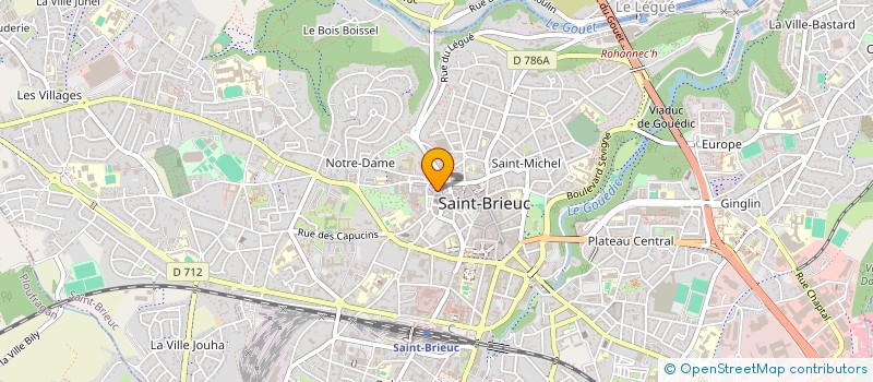 localisation de l'entreprise ARGUS IMMOBILIER à SAINT-BRIEUC