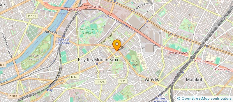 localisation de l'entreprise ARGUS IMMOBILIER ET COMMERCIAL à ISSY-LES-MOULINEAUX