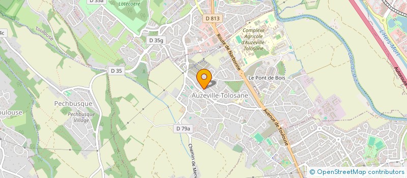 localisation de l'entreprise ARGUS MONTAUDRAN  AUZEVILLE-TOLOSANE