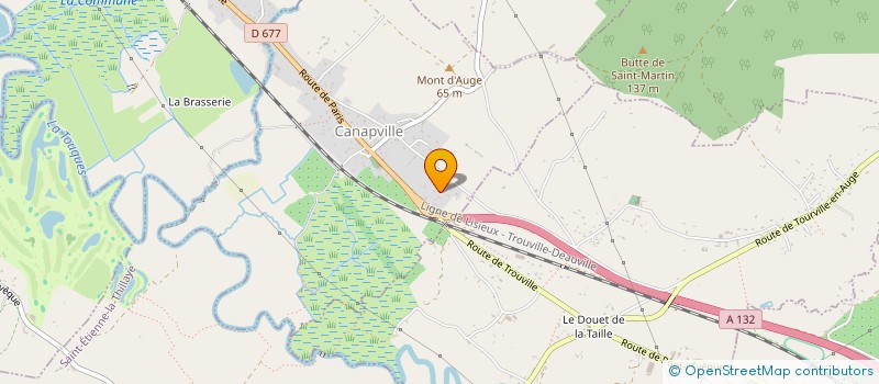 localisation de l'entreprise ARGUYFRA à CANAPVILLE