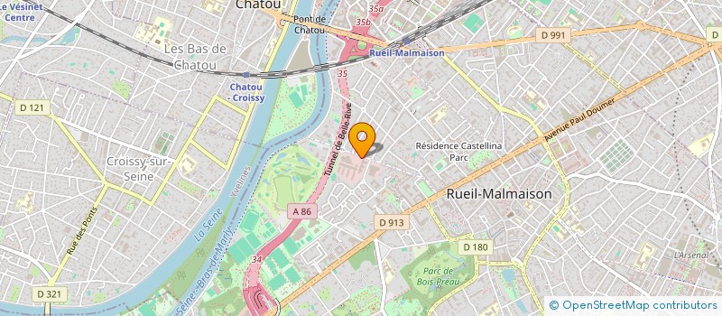 localisation de l'entreprise ARGYLIUM  RUEIL-MALMAISON