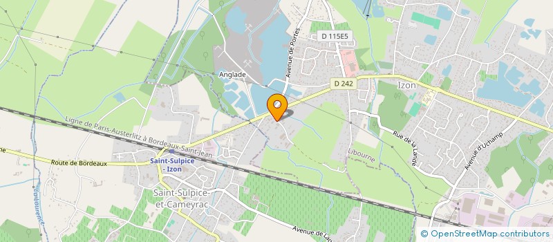 localisation de l'entreprise ARGYRONETE  IZON