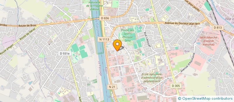 localisation de l'entreprise ARH CDI  ARTIX