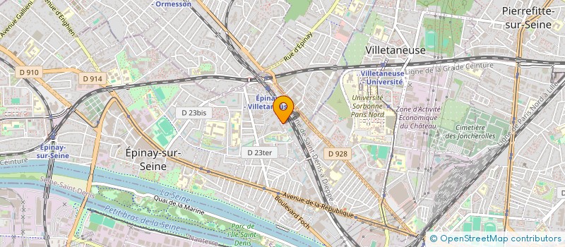 localisation de l'entreprise ARH CONSEIL à EPINAY-SUR-SEINE