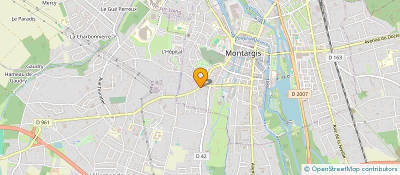 localisation de l'entreprise ARH MONTARGIS à MONTARGIS