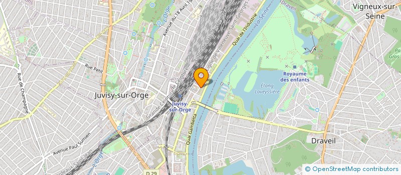 localisation de l'entreprise ARHARD  JUVISY-SUR-ORGE