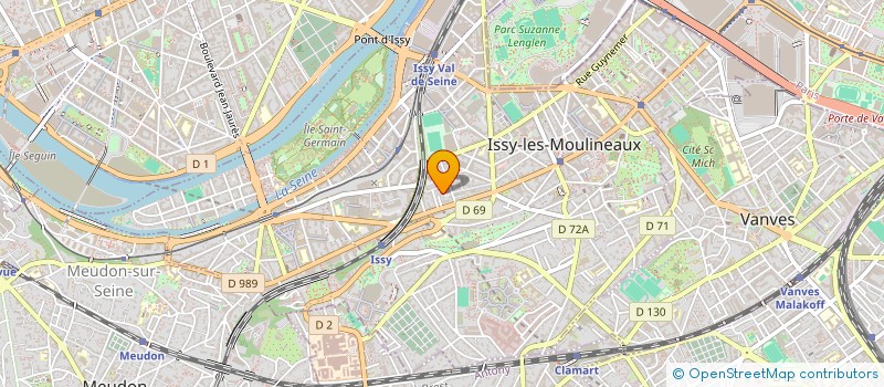 localisation de l'entreprise ARHELIS CONSEIL à ISSY-LES-MOULINEAUX