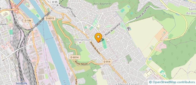 localisation de l'entreprise ARHEMA  BONSECOURS