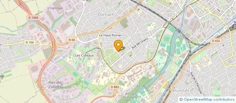 localisation de l'entreprise ARHIZE  MULHOUSE