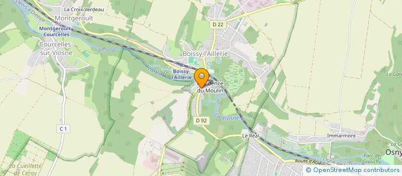 localisation de l'entreprise ARHMONY  BOISSY-L'AILLERIE