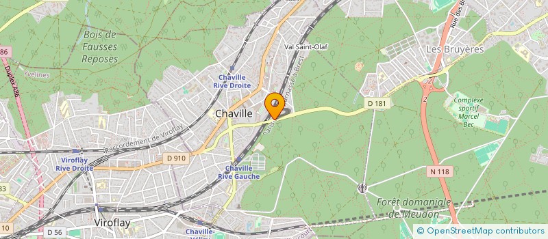 localisation de l'entreprise ARHOME PRODUCTION à CHAVILLE