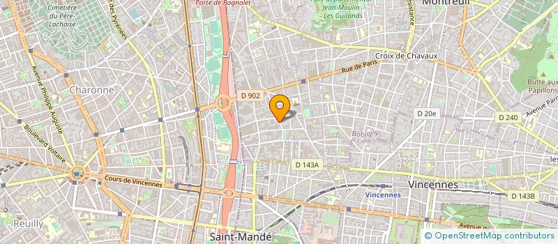localisation de l'entreprise ARHY à MONTREUIL