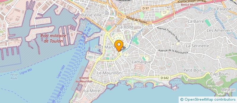 localisation de l'entreprise ARI  TOULON