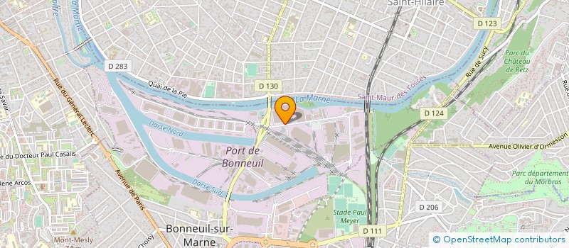 localisation de l'entreprise ARI à BONNEUIL-SUR-MARNE