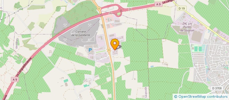 localisation de l'entreprise ARI  VENDRES