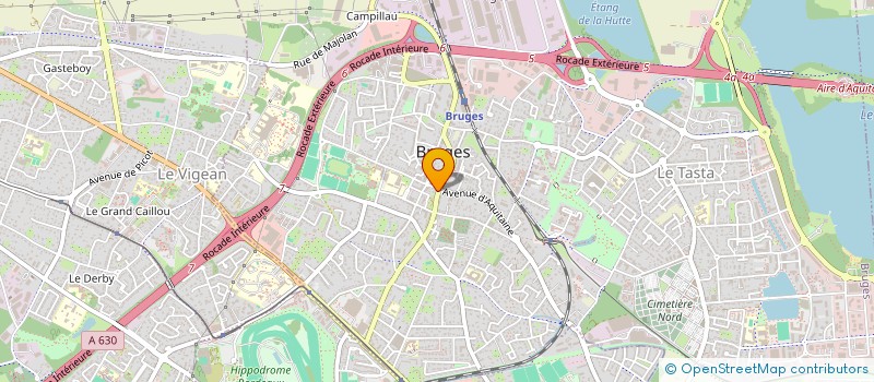 localisation de l'entreprise ARI  BRUGES