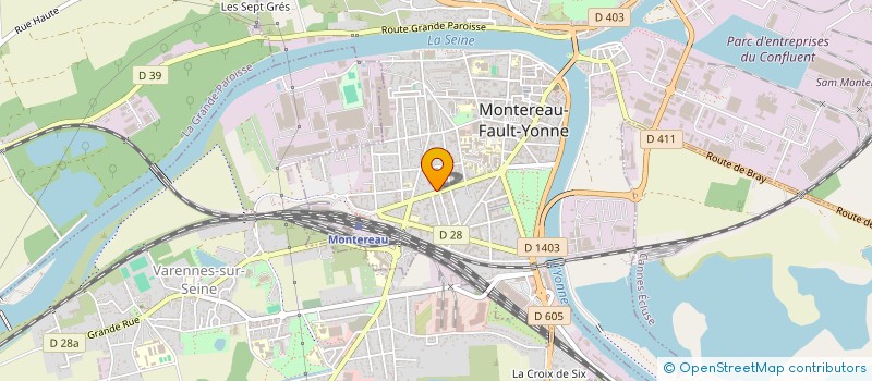 localisation de l'entreprise ARI BATIMENT  MONTEREAU-FAULT-YONNE
