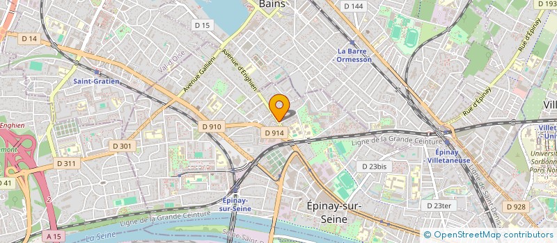 localisation de l'entreprise ARI BTP à EPINAY-SUR-SEINE