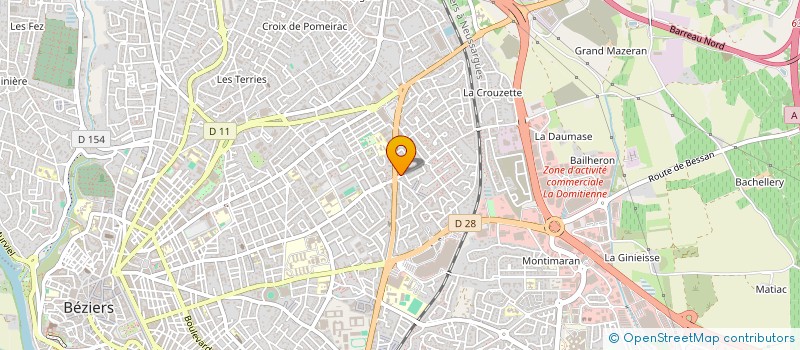 localisation de l'entreprise ARI CONSTRUCTIONS  BEZIERS