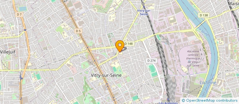 localisation de l'entreprise ARI-TECH à CHENNEVIERES-SUR-MARNE