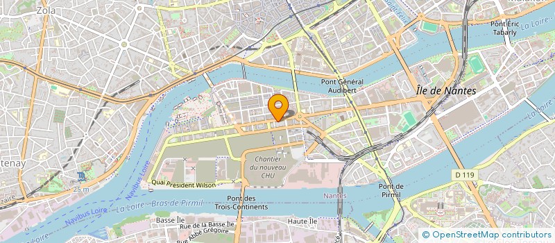 localisation de l'entreprise ARIA à NANTES