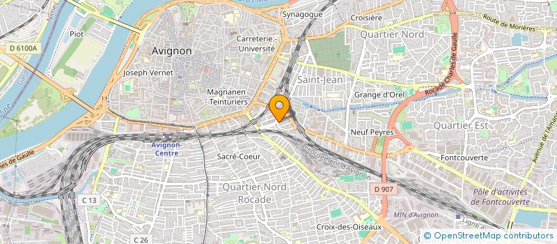 localisation de l'entreprise ARIA  AVIGNON