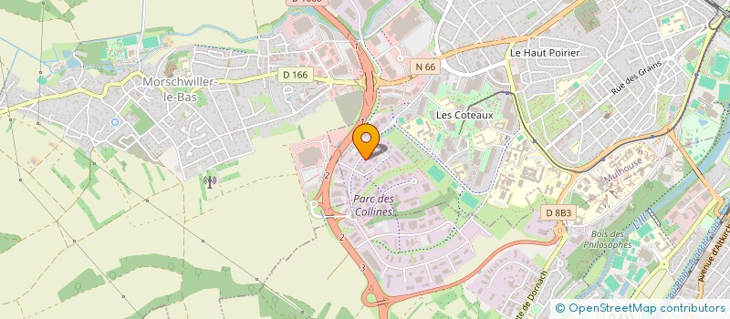 localisation de l'entreprise ARIA  MULHOUSE