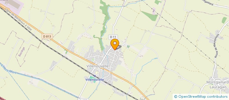 localisation de l'entreprise ARIA  VILLENOUVELLE