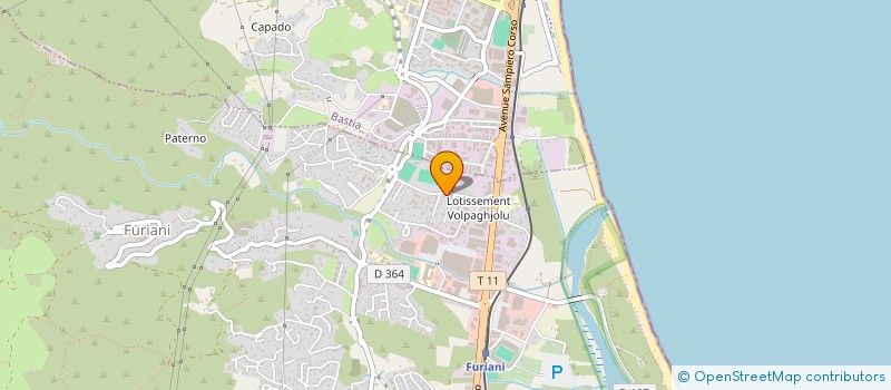 localisation de l'entreprise ARIA à BASTIA