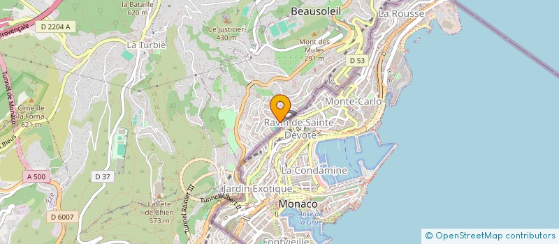 localisation de l'entreprise ARIA  BEAUSOLEIL