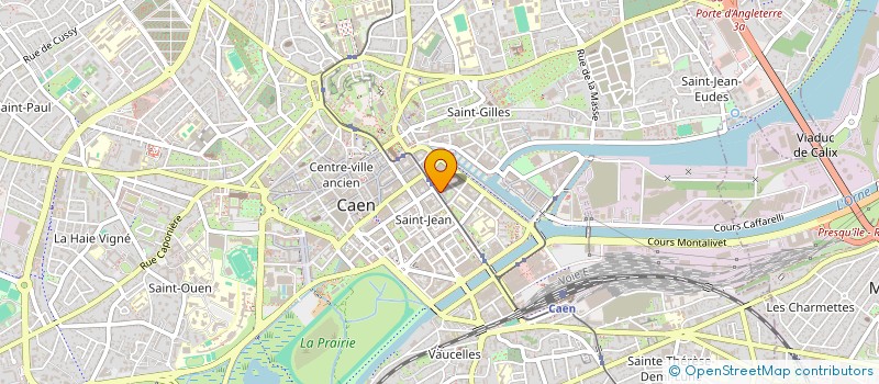 localisation de l'entreprise ARIA à CAEN