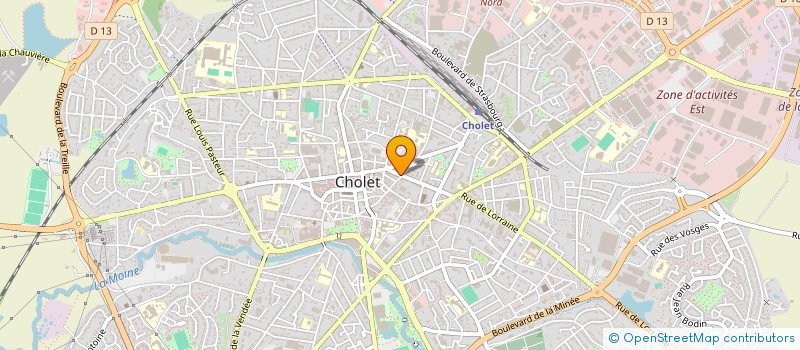 localisation de l'entreprise ARIA à CHOLET