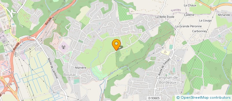 localisation de l'entreprise ARIA  BOULIAC