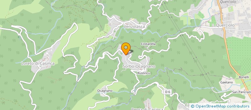 localisation de l'entreprise ARIA à SORBO-OCAGNANO