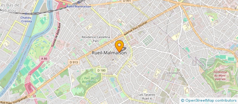 localisation de l'entreprise ARIA à RUEIL-MALMAISON