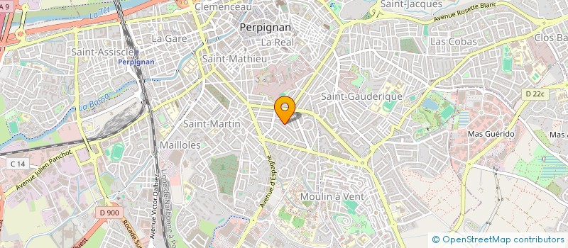 localisation de l'entreprise ARIA  PERPIGNAN