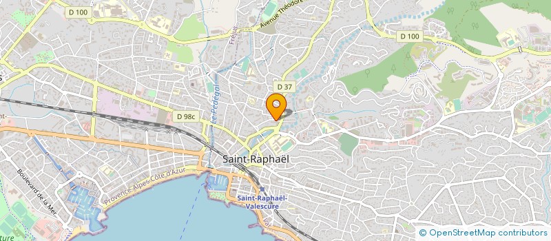 localisation de l'entreprise ARIA CHANT ET RYTHME à SAINT-RAPHAEL