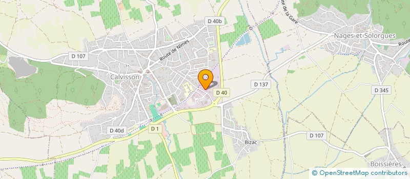 localisation de l'entreprise ARIA GIOR  CALVISSON